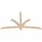 Ekena Millwork Davenport Smooth Timber Gable Bracket, Douglas Fir, 72"W x 45"H x 1 1/2"D x 3 1/2"F, 15/12 Pitch GBW072X45X0204DAV00SDF - alternate 2